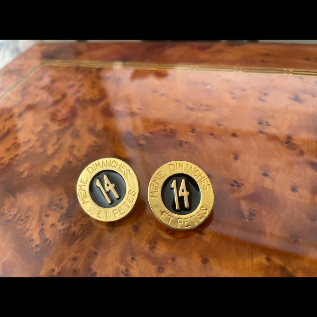 Chanel: Vintage And Rare Karl Lagerfeld Earrings.